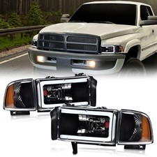 Led Tube C Light Bar Headlights Lamp For 1994 1995-2002 Dodge Ram 1500 2500 3500 Led Tube C Light Bar Headlights Lamp For 1994 1995-2002 Dodge Ram 1500 2500 3500