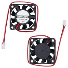 2Pcs 40mm Fan 24V,3D Printer Micro 5 Volt Fans 4010, Mini Brushless DC 24V