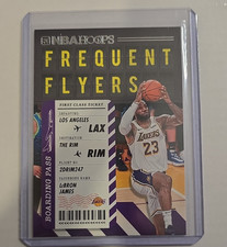 Panini 2020-21 NBA Hoops Frequent Flyers LeBron James #3 Lakers Basketball