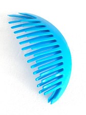 Vintage Banana Hair Comb Cincher Hair Clip Women Ponytail Holder Blue Hair Fork