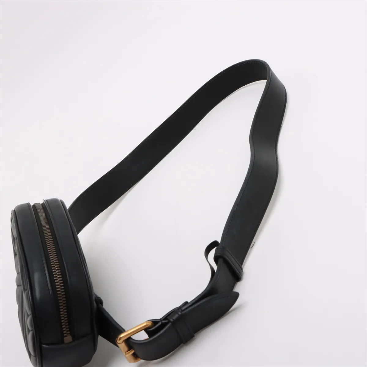 Gucci GG Marmont Leather Waist Bag Black - # image 5