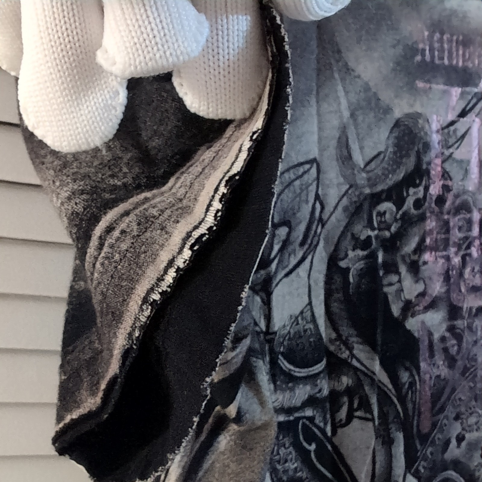 Vintage Affliction X Horiyoshi Layered Long Sleeve Shirt Mens Small RARE Y2K image 3