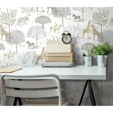 York Wallcoverings PSW1212RL Neutral On The Savanna Peel Stick Wallpaper
