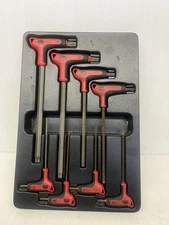 Mac Tools SHKTBM8PT 8PC. Metric Bi-Material T-Handle Ball-End Hex Ke