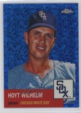 2022 Chrome Platinum Anniversary Blue Mini-Diamond Refractor Hoyt Wilhelm 0nr3