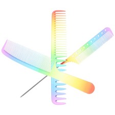 3pcs Smooth Hair Comb Hair Styling Comb Salon Hairbrush Hair Care Supply