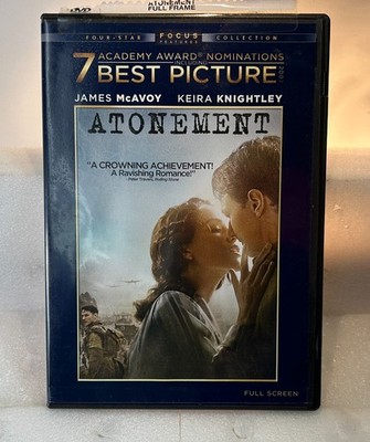 Atonement (2 DVD, 2007, 4 Star Collection) W/ Case & Insert, Tested