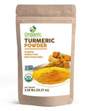 Organic Turmeric Powder w/Curcumin  35.27 Ounce / 2.2 LBS  USDA Organics...