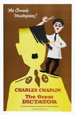 Historic The Great Dictator 1940 Movie Advertising Postcard