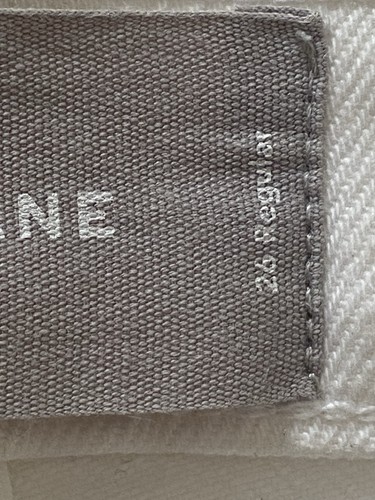 Everlane Women's White Denim High Rise Straight Leg Casual Jeans SZ 26 Regular - Picture 9 of 9