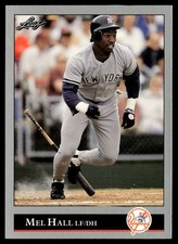 1992 Leaf Mel Hall New York Yankees #88