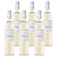 Apelia Weiß Trocken 6X 0,75L | Trockener WeißWein Aus Griechenland| 12% Vol.
