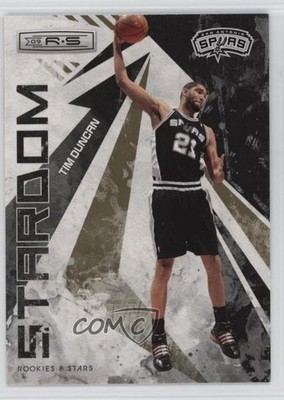 2009-10 Panini Rookies & Stars Stardom Gold /500 Tim Duncan #14 HOF s5j