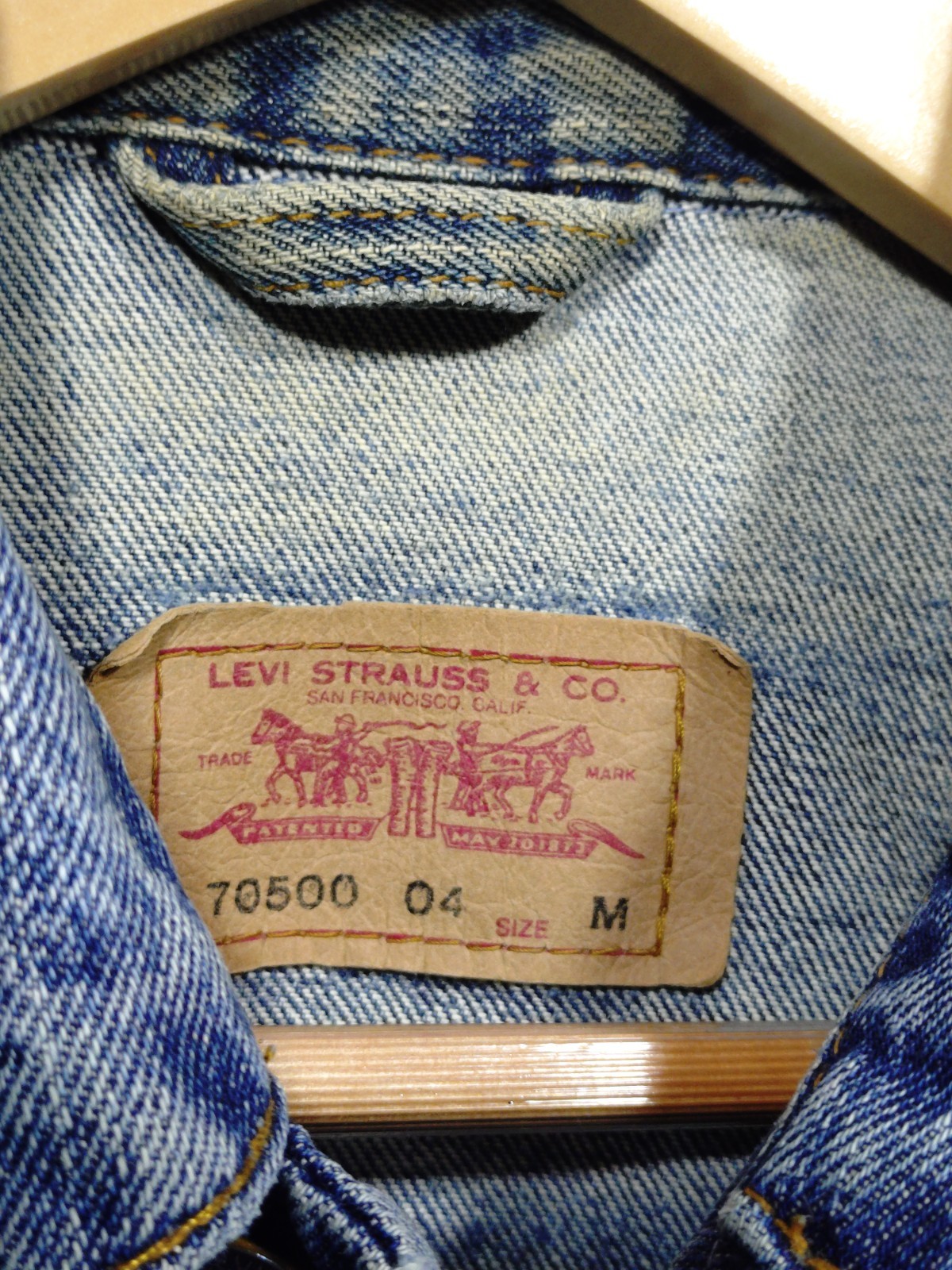 Levi's Vintage 90s Denim Trucker Jacket | Blue | Women's Size M image 3