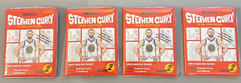 Stephen Curry “To Be Continued” Pack Season 2 (Factory-Sealed) 4 PACK NUMBERED