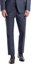Calvin Klein Men's Dress Pant Slim Fit Classic Performance Blue 40W x 34L - NEW