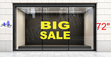 BIG SALE Window Sticker Sign ORACAL 651 Vinyl Outdoor Waterproof Red Yellow Whit