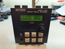 Zetron 3022 Instant Recall Recorder