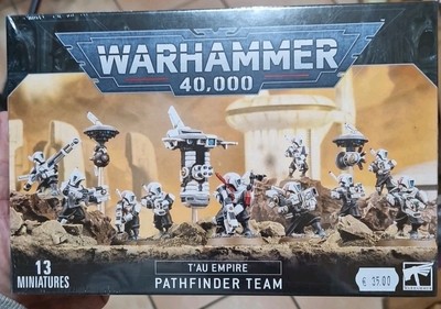Warhammer 40000 -T'au Empire - Pathfinder Team, 13 Miniatures, OVP