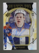 2016-17 SPx Gold Premium Material 95/99 Jesse Puljujarvi #73 Auto ev1