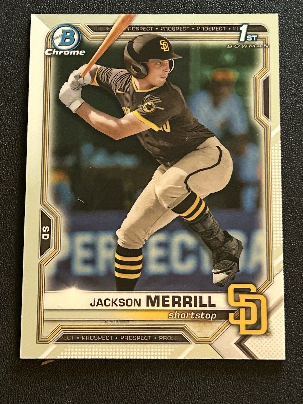 Jackson Merrill 2021 Bowman Chrome #BDC-119 1st Bowman Chrome Padres