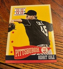 2013 PANINI HOMETOWN HEROES BASEBALL GERRIT COLE ROOKIE CARD #137 Pittsburgh. rookie card picture