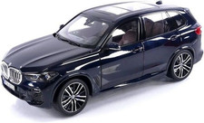 Norev Bmw X5 19 Metallic Blue 1/18 Scale Model 183283 Collectible for Adults