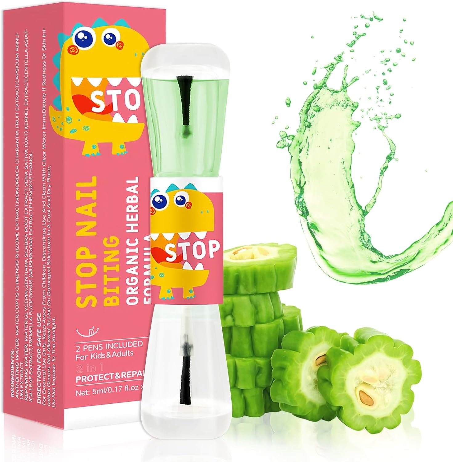 Stop Nail Biting with Nail Biter Water, Anti Nail Biting Polish, Prevention & A