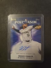 2025 Topps Series 2 PPA-FP Freddy Peralta Postseason Performance Autograph /50