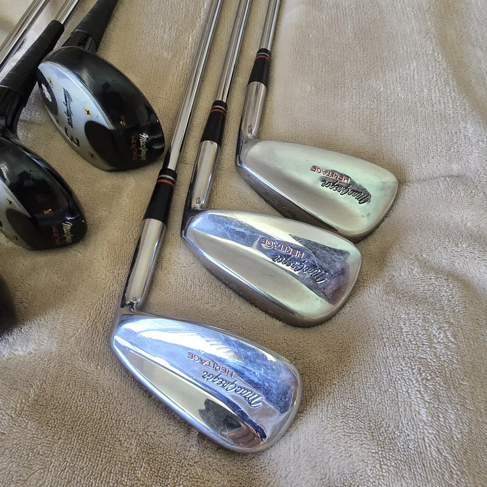 MacGregor Heritage Iron Set, 3-10, Woods, Ladies, RH, L Flex Steel.  - Image 4 of 4