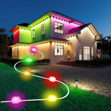 Permanent Outdoor Lights for House, DIY Scene for Halloween, Christmas Decor, 15