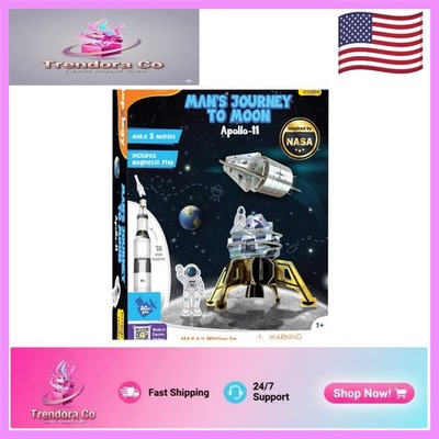 Apollo 11 Rocket & Satellite Model Making Set | Engaging STEM Toy for Ages 8-13