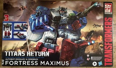 Hasbro Transformers Titans Return Titan Class Fortress Maximus Neu