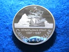 1987 Canada Silver Dollar - Davis Strait - Cameo Proof