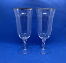 Oneida Chateau Gold Iced Tea Goblets, Set of 2
