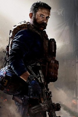 Modern Warfare Video Game Adventure Painting Print Wall Art Home - POSTER 20x30