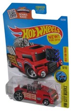 Hot Wheels HW City Works 8/10 (2016) Red Crate Racer Toy Car 173/250 w/ Factory