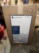 Glacier Bay Hartridge 30" Pearl Gray Wood Bathroom Vanity Combo, Modern, Drawer