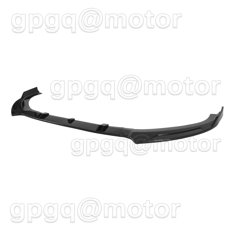 Parachoques delantero divisor de labios de fibra de carbono estilo V para Audi A3 S-Line y S3 2013-2016 Foto 4 de 4