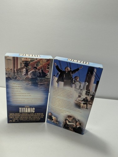 Titanic VHS Set. 2 Part VHS Set. Titanic. 1997. Leonardo DiCaprio - Picture 8 of 9