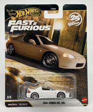 Hot Wheels Premium 2026 Fast  Furious 25 Years 1994 Honda Del Sol 3/5 1:64