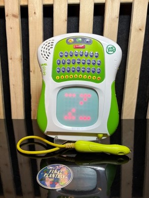 LEAPFROG SCRIBBLE & WRITE LEARNING TOY   GREEN/WHITE   TESTED WORKING   STYLUS