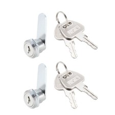 Cam Locks 16mm Cylinder Length Fits Max 5/16-inch Thick Panel Keyed Alike 2Pcs