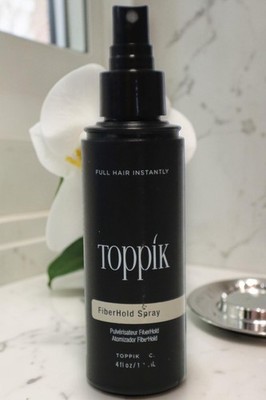 Toppik FiberHold Spray, Hair Fibers Hold Spray for Thinning Hair, 4 fl oz