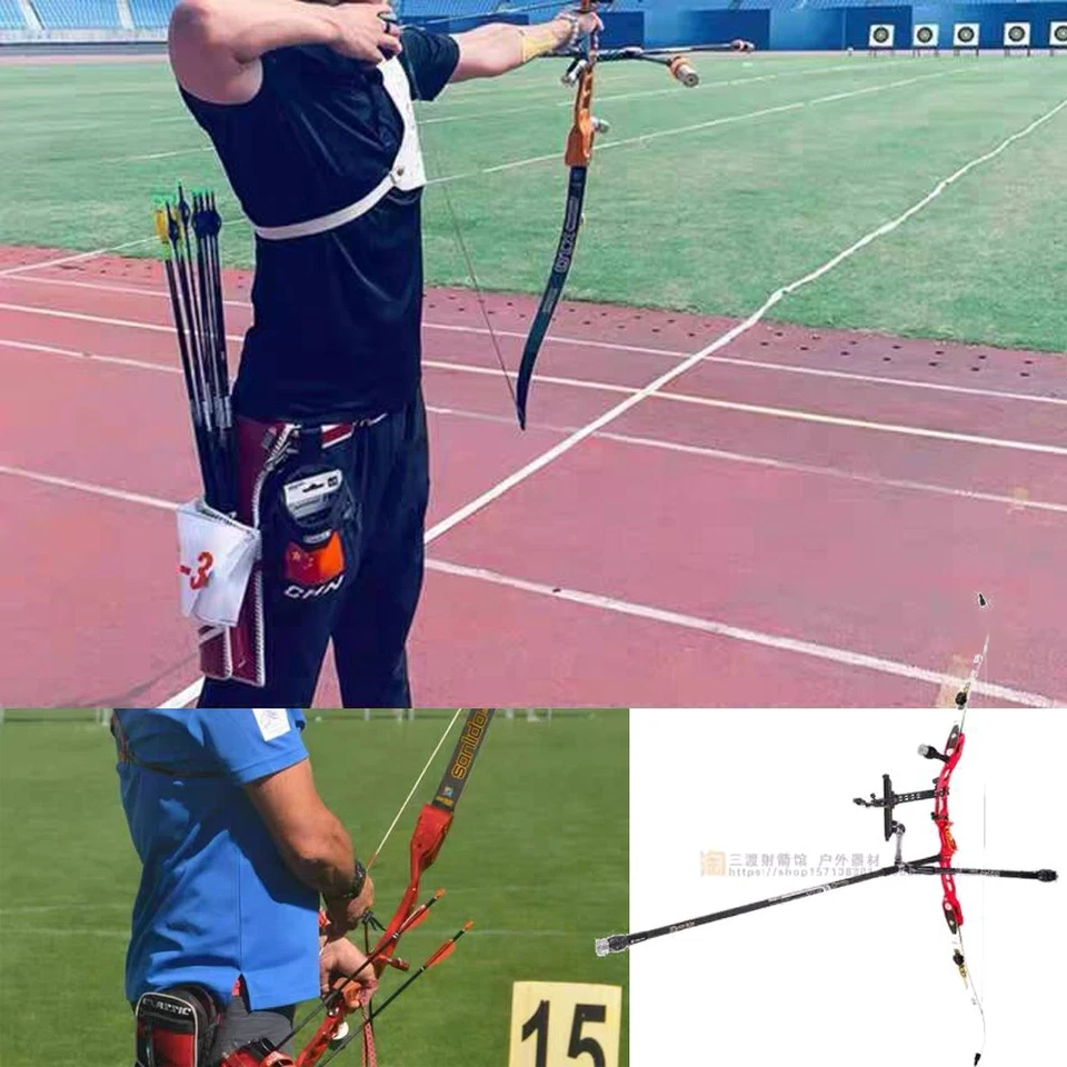 Sanlida X10 Recurve Bow Set 66/68/70" ILF14–56lbs Arrows Target Competition - Image 3 of 4