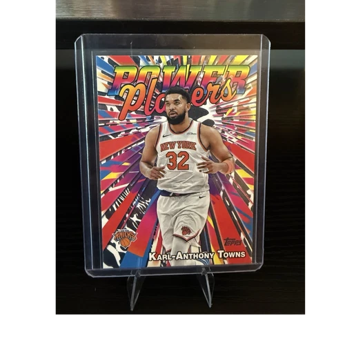 Topps 2025-26 Power Players Karl-Anthony Towns Knicks #PP-4 Insert Card