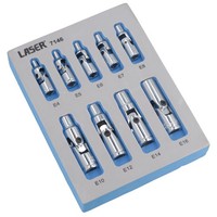 "1/4\" + 3/8\" Antrieb E Innengewinde Torx Stern StecknüSse Auf Taumel Kreuzgele..."