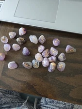 Complete Set of 25 Natural Rune Stone for Divination Energy Stones