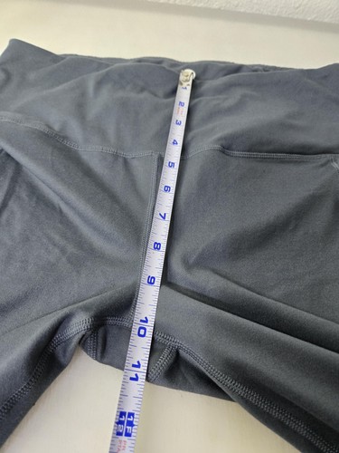 Velocity Leggings Damen XL grau hoher Bund Yogahose Stretch Taschen sportlich - Bild 7 von 9