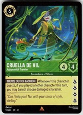 Cruella De Vil Judgmental Traveler 92/204 Wilds Unknown Disney Lorcana